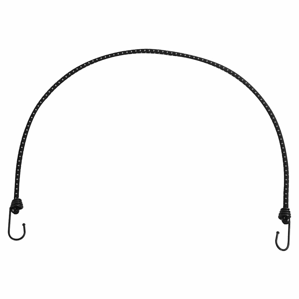Strikksnorer med refleksstrimler og kroker 50 stk 100 cm