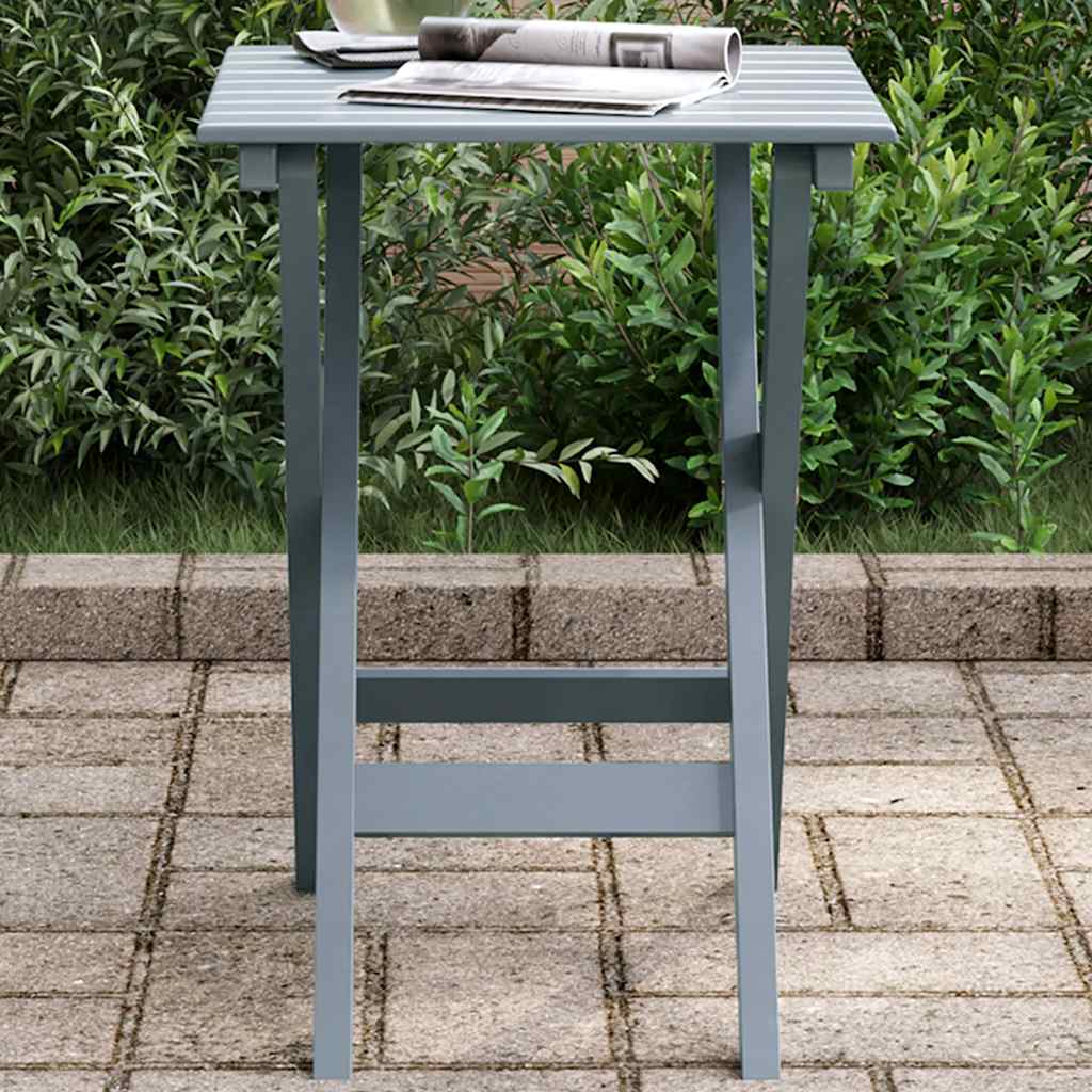 Sammenleggbart sidebord grå heltre poppeltre
