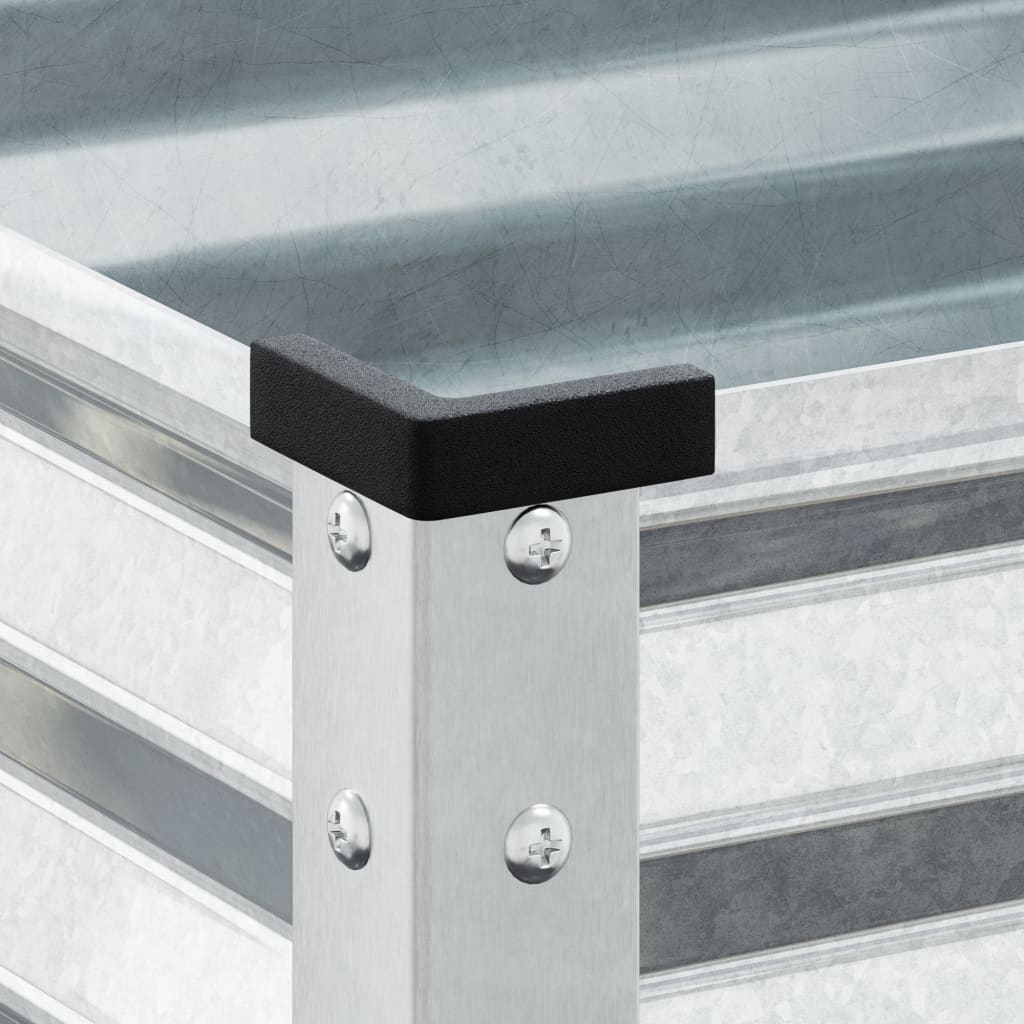 Hagepotte 100x45x90 cm galvanisert stål