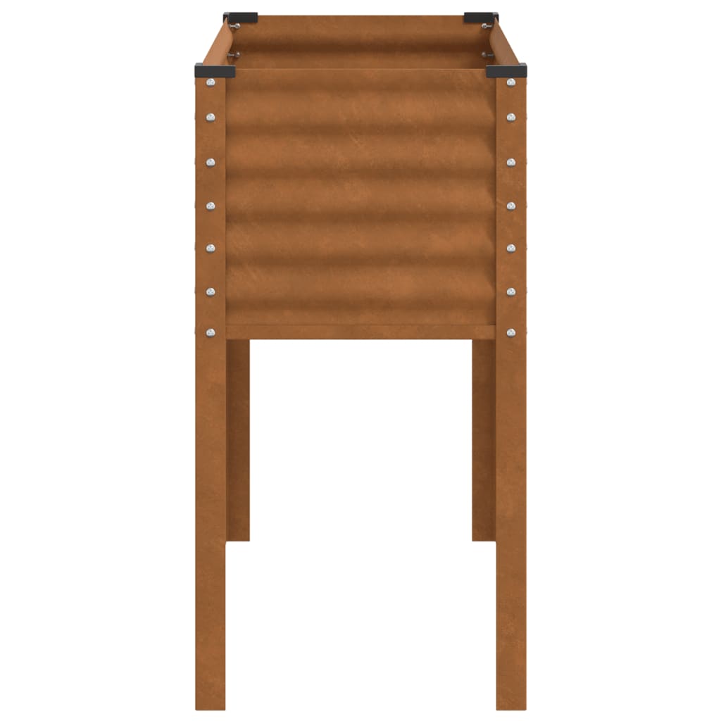 Hagepotte 100x45x90 cm værbestandig stål