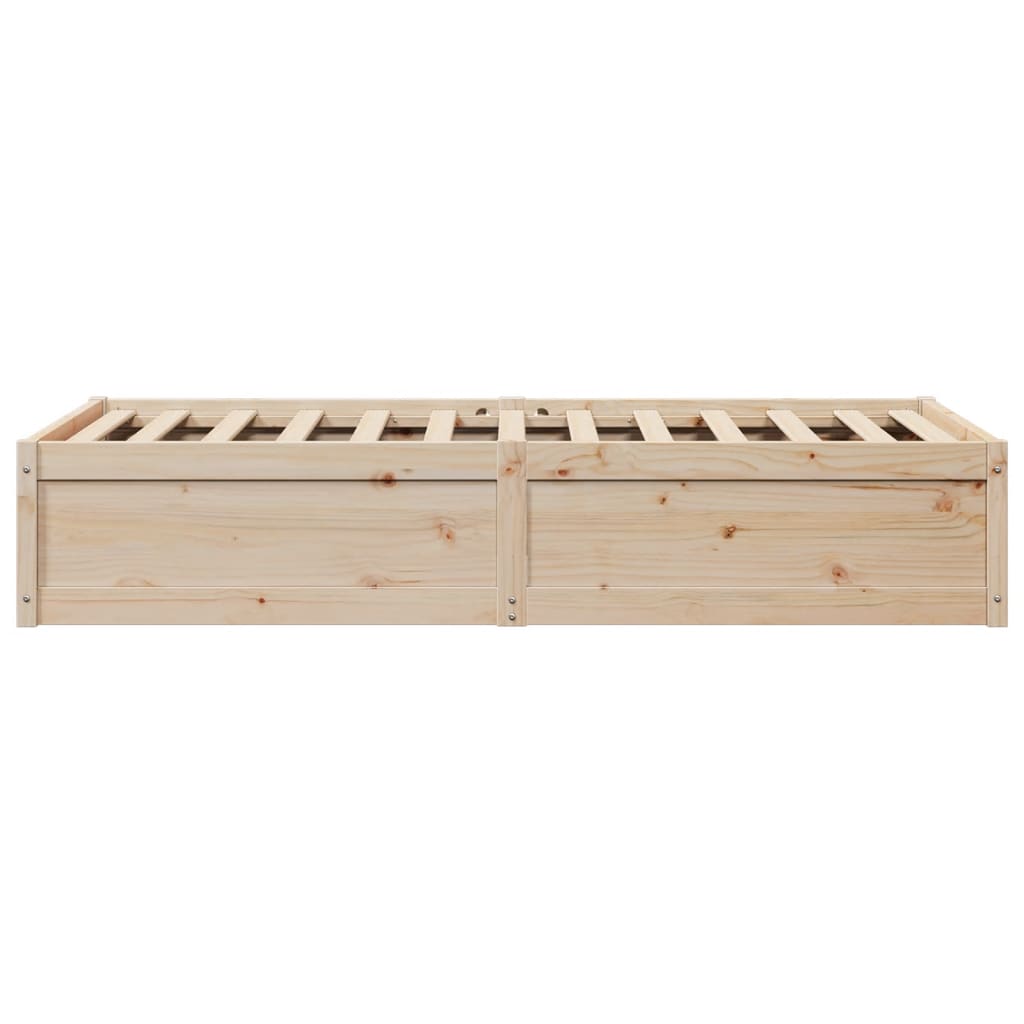 Sengeramme uten madrass 75x190 cm heltre furu