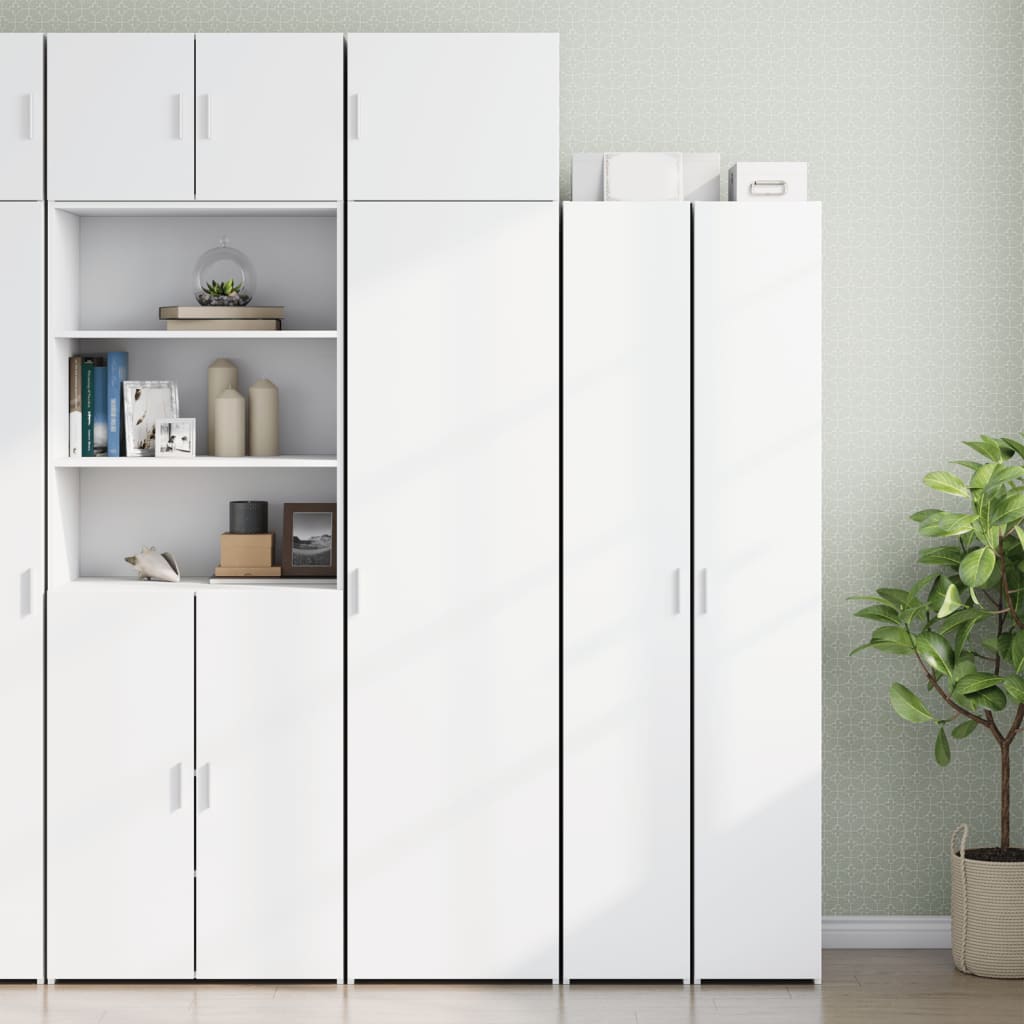 Veggskap hvit 50x42,5x40 cm konstruert tre vidaXL
