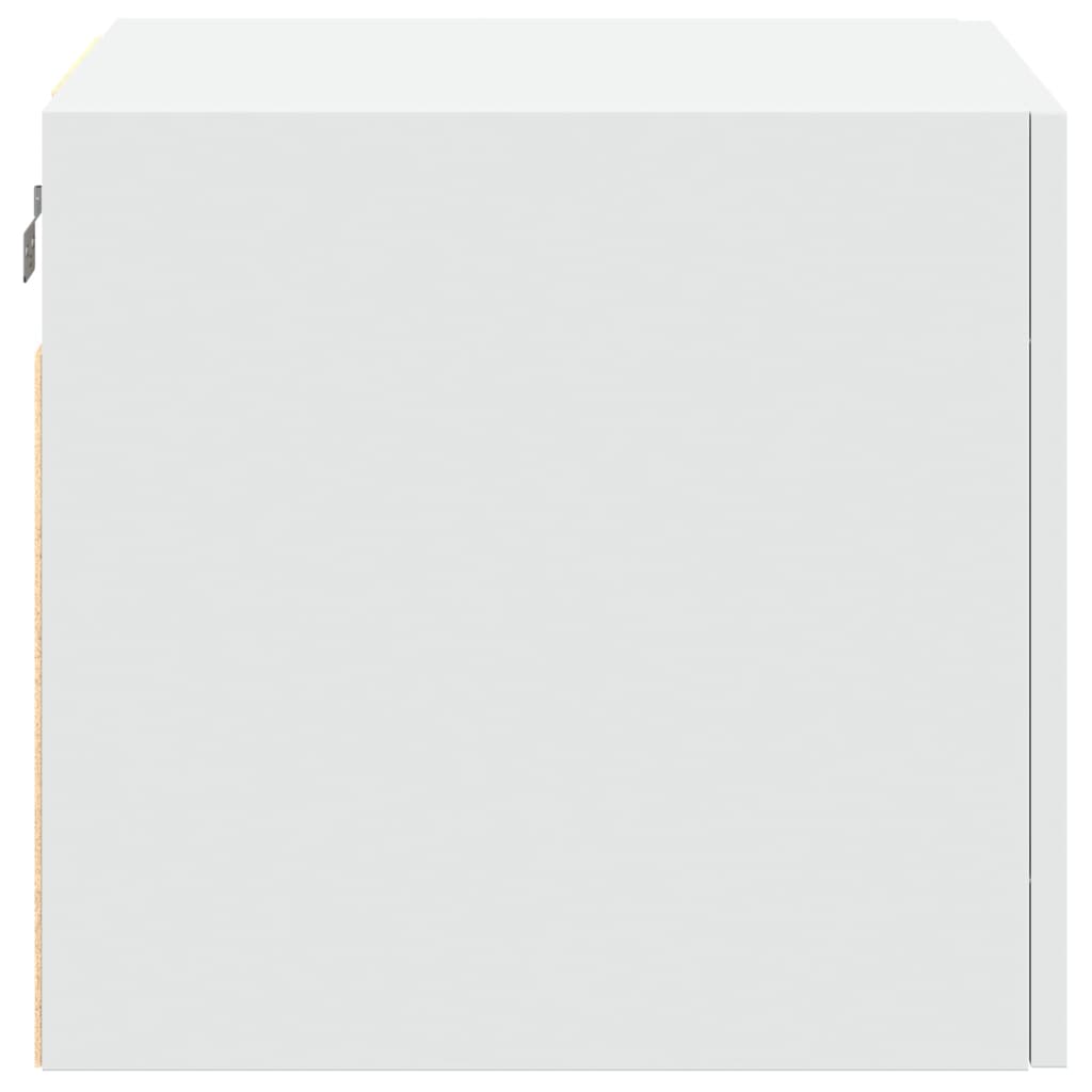 Veggskap hvit 50x42,5x40 cm konstruert tre vidaXL