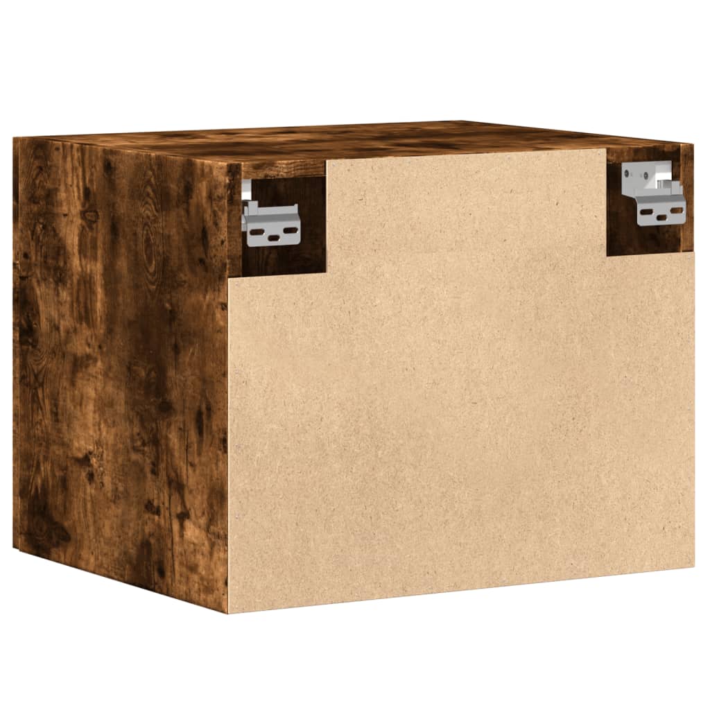 Veggskap røkt eik 50x42,5x40 cm konstruert tre vidaXL