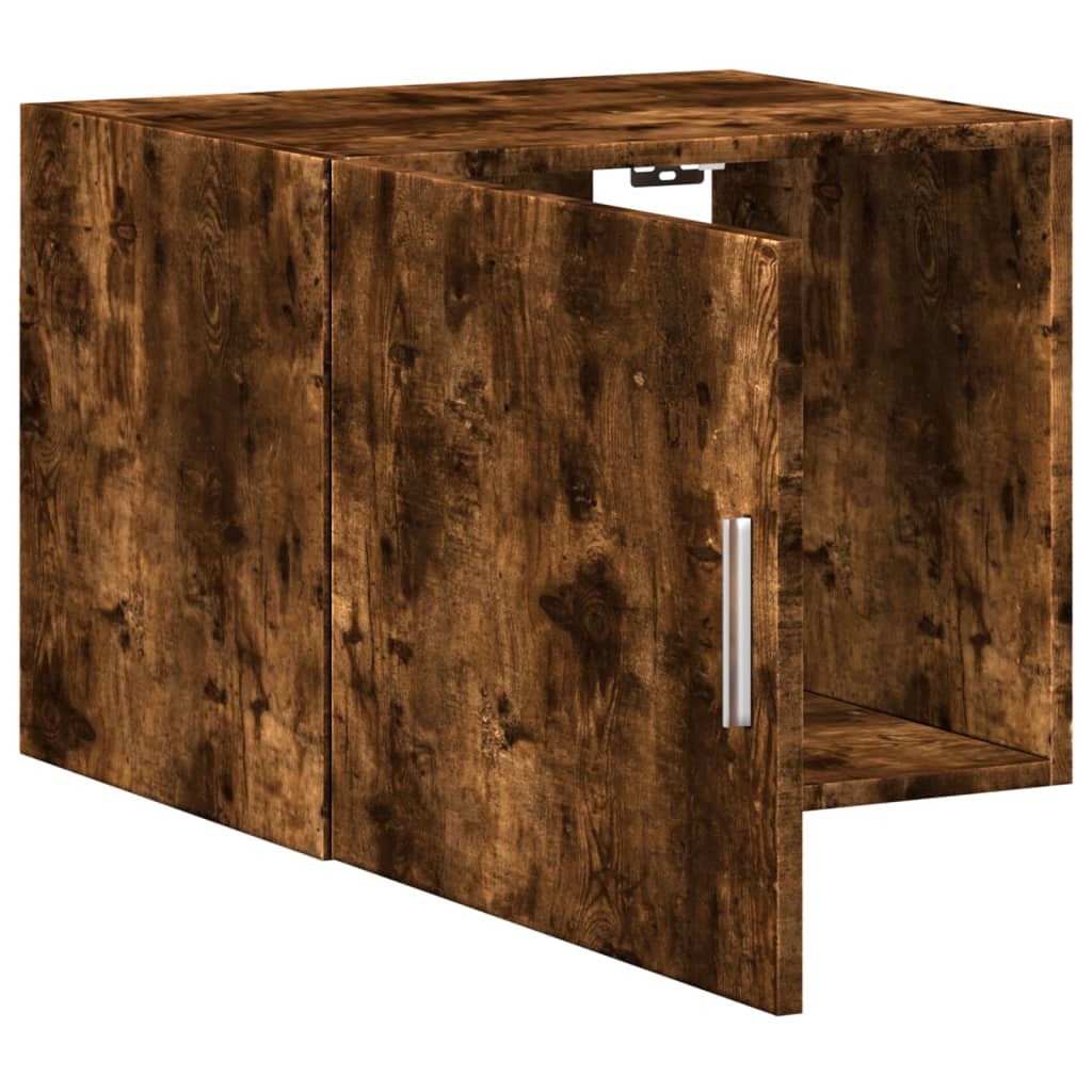 Veggskap røkt eik 50x42,5x40 cm konstruert tre vidaXL