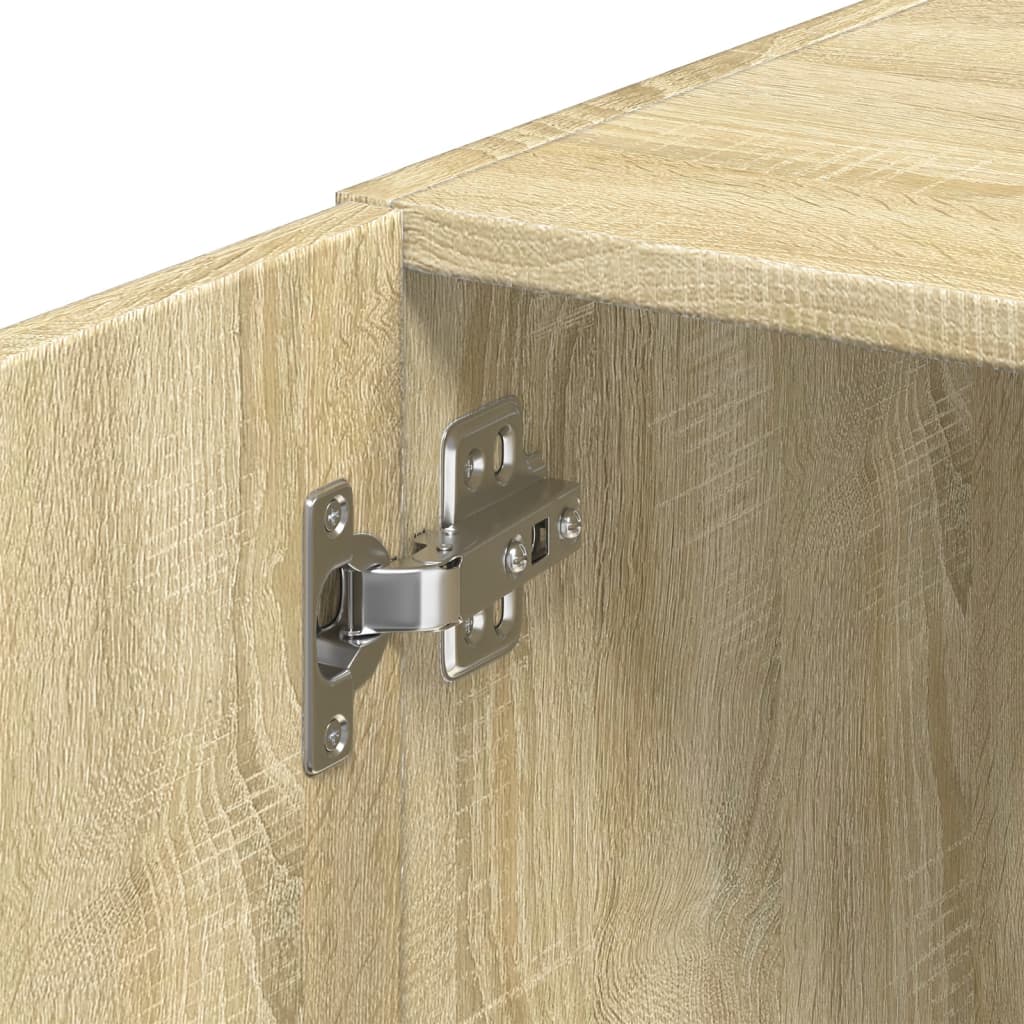 Veggskap sonoma eik 70x42,5x40 cm konstruert tre