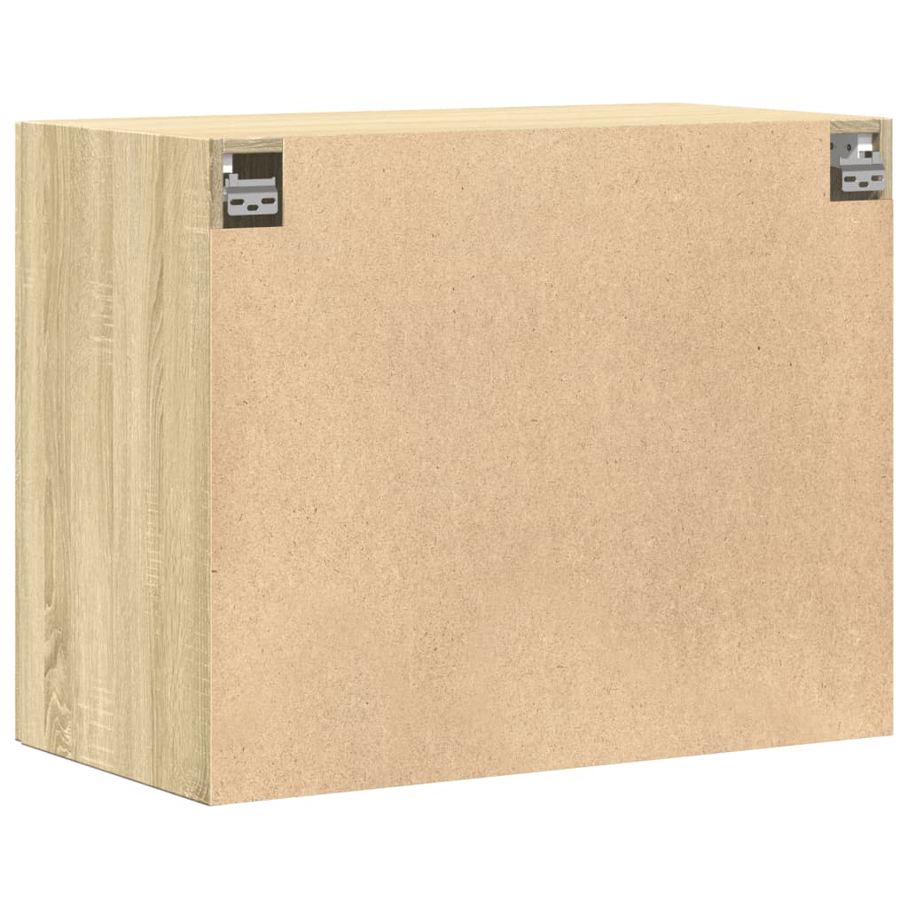 Veggskap sonoma eik 80x42,5x64 cm konstruert tre vidaXL