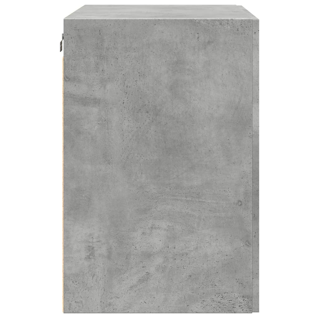 Veggskap betonggrå 80x42,5x64 cm konstruert tre vidaXL