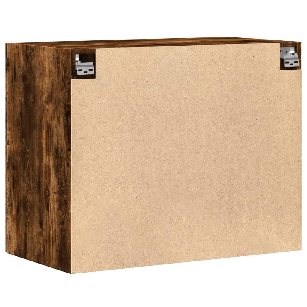 Veggskap røkt eik 80x42,5x64 cm konstruert tre vidaXL