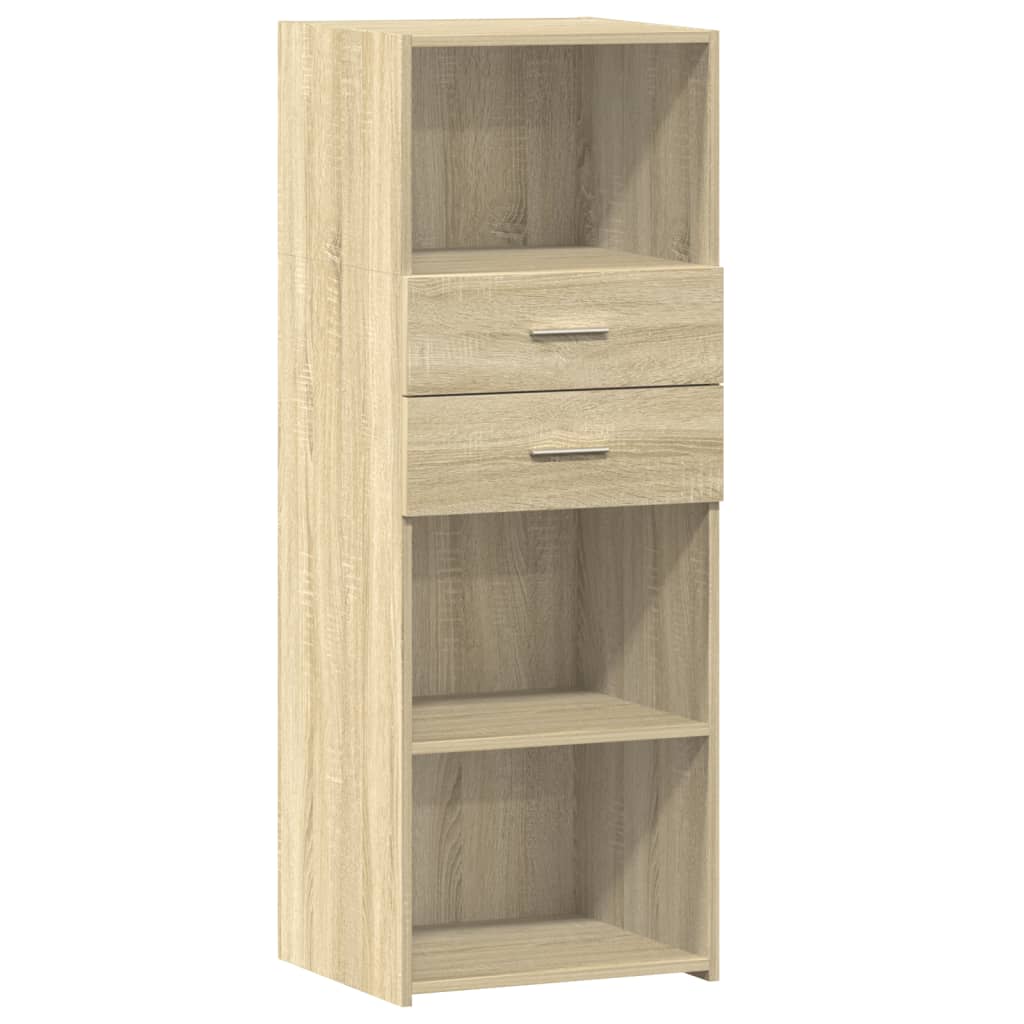 Hylle sonoma eik 45x42,5x124 cm konstruert tre