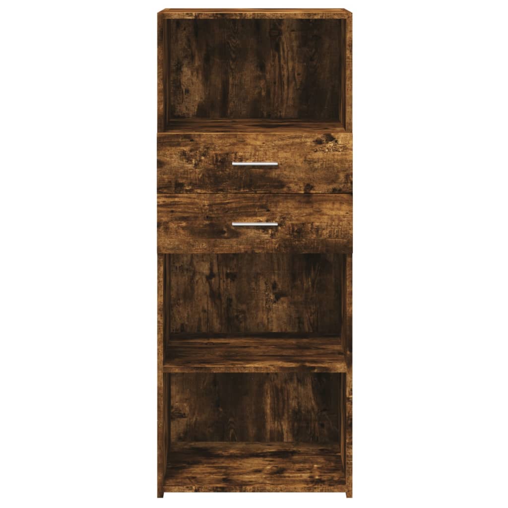 Hylle røkt eik 50x42,5x124 cm konstruert tre