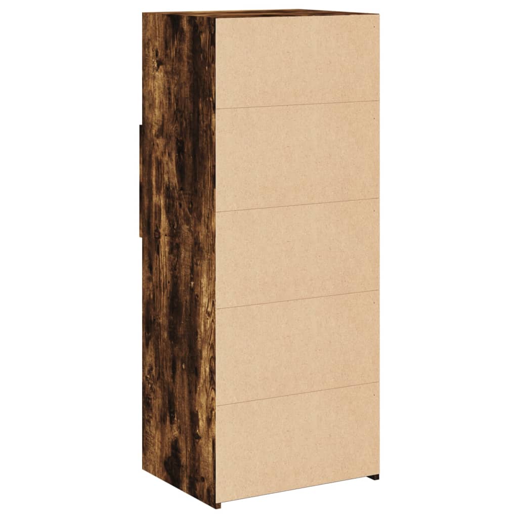 Hylle røkt eik 50x42,5x124 cm konstruert tre