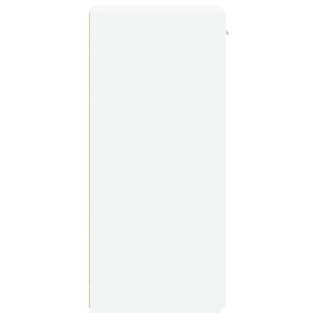 Skjenk hvit 30x42,5x93 cm konstruert tre