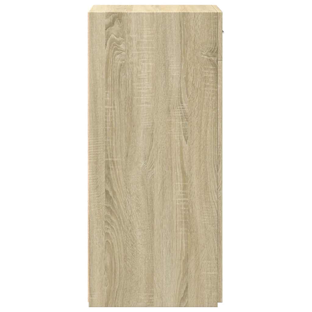Skjenk sonoma eik 45x42,5x93 cm konstruert tre vidaXL