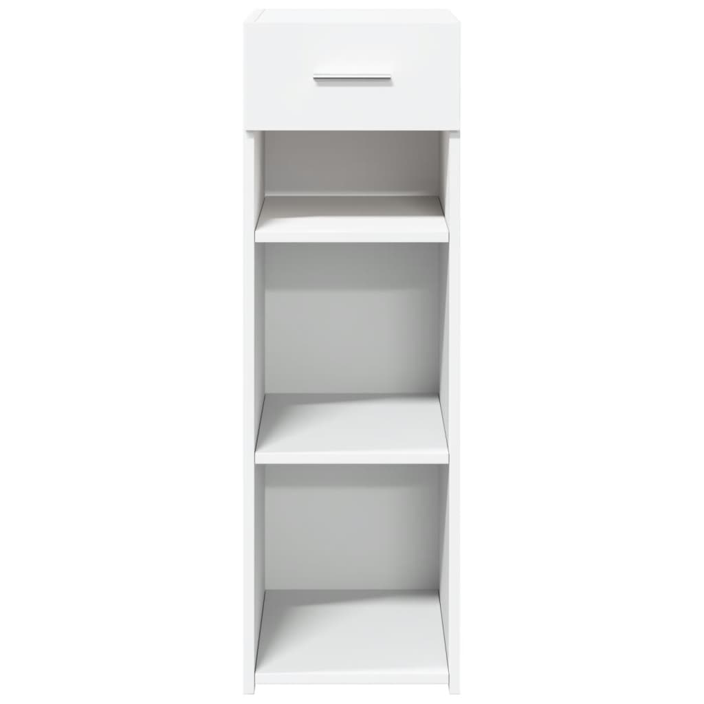Skjenk hvit 30x42,5x93 cm konstruert tre