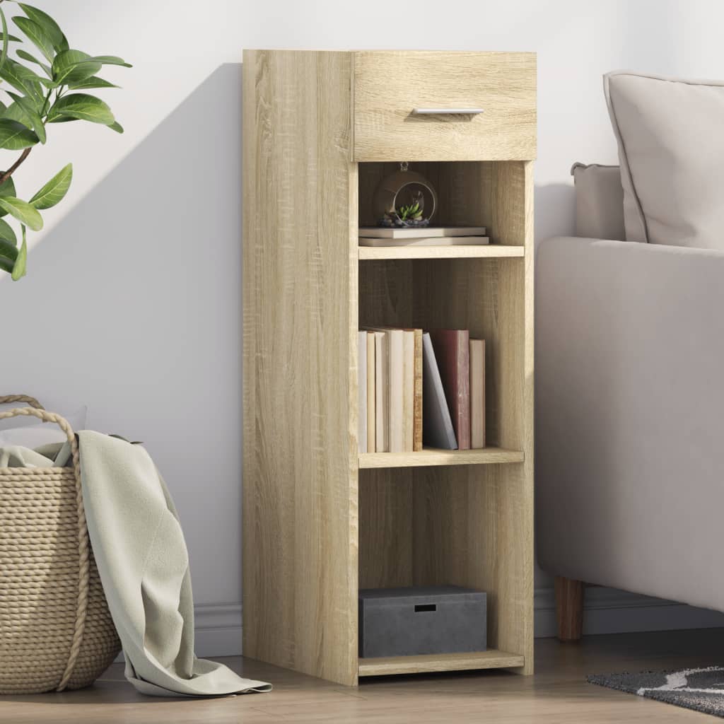 Skjenk sonoma eik 30x42,5x93 cm konstruert tre