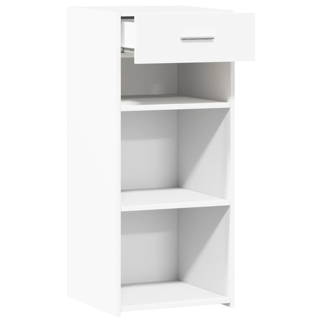 Skjenk hvit 40x42,5x93 cm konstruert tre