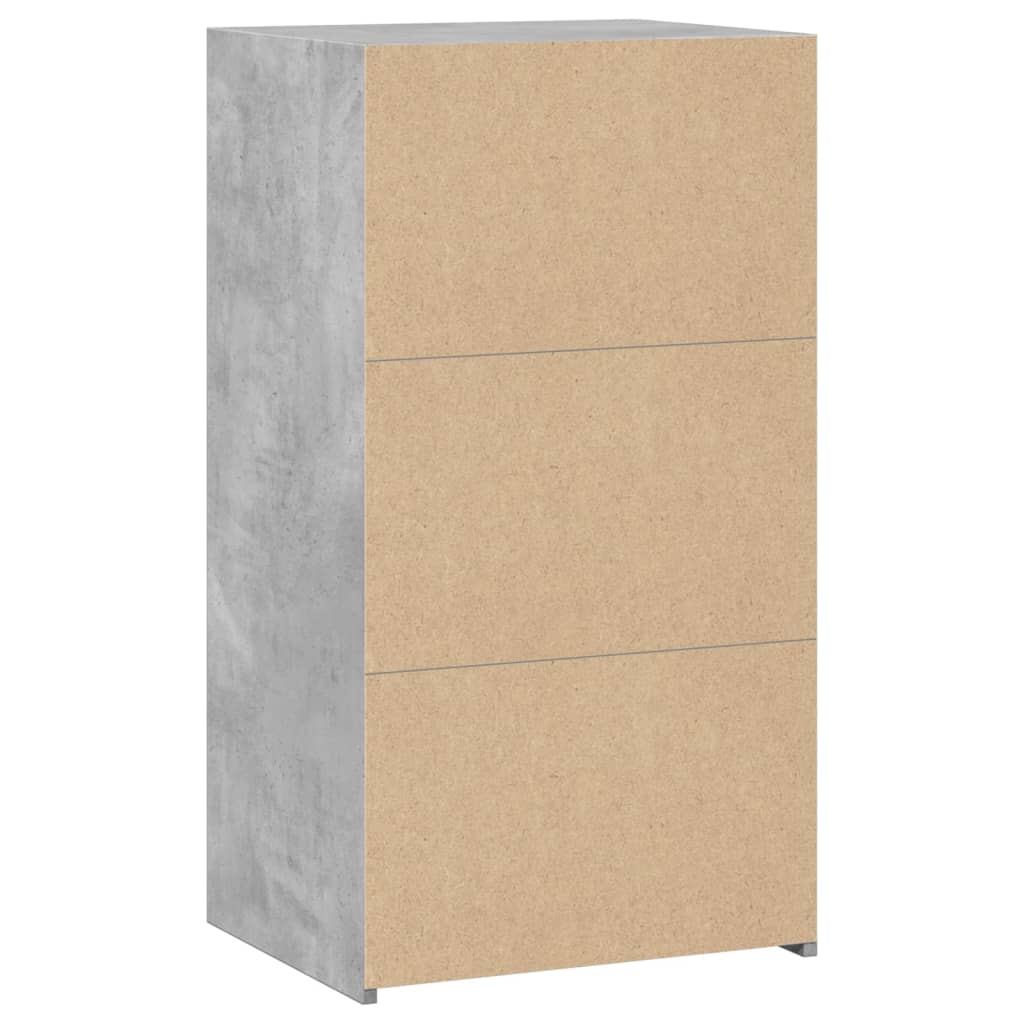 Skjenk betonggrå 50x41x93 cm konstruert tre