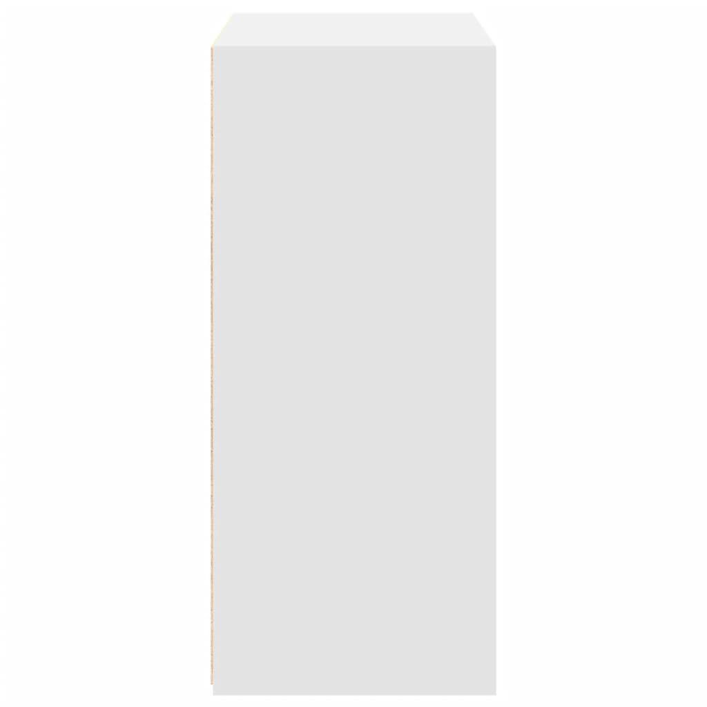 Skjenk hvit 70x41x93 cm konstruert tre