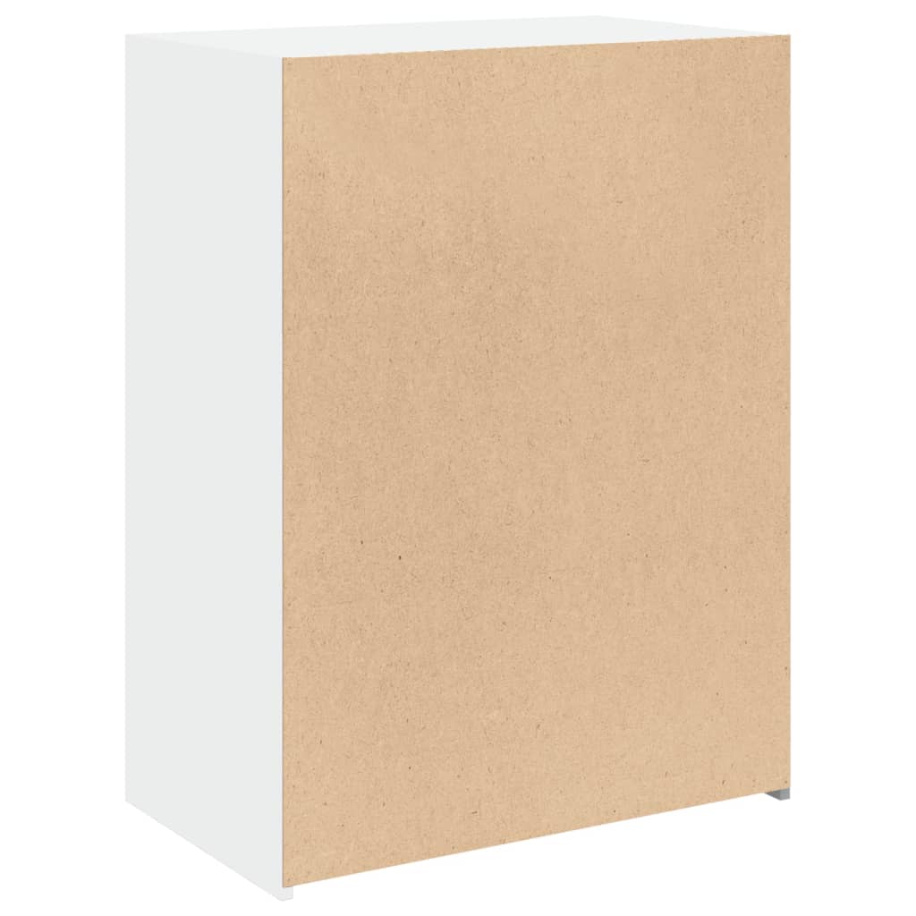 Skjenk hvit 70x41x93 cm konstruert tre