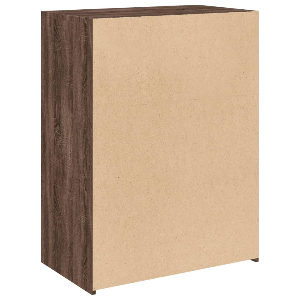 Skjenk brun eik 70x41x93 cm konstruert tre