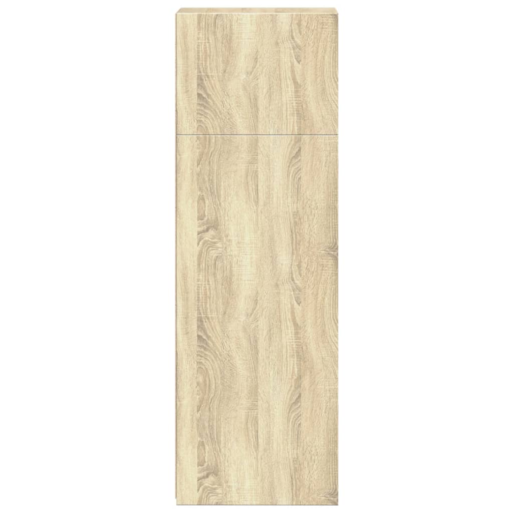 Hylle sonoma eik 30x41x124 cm konstruert tre