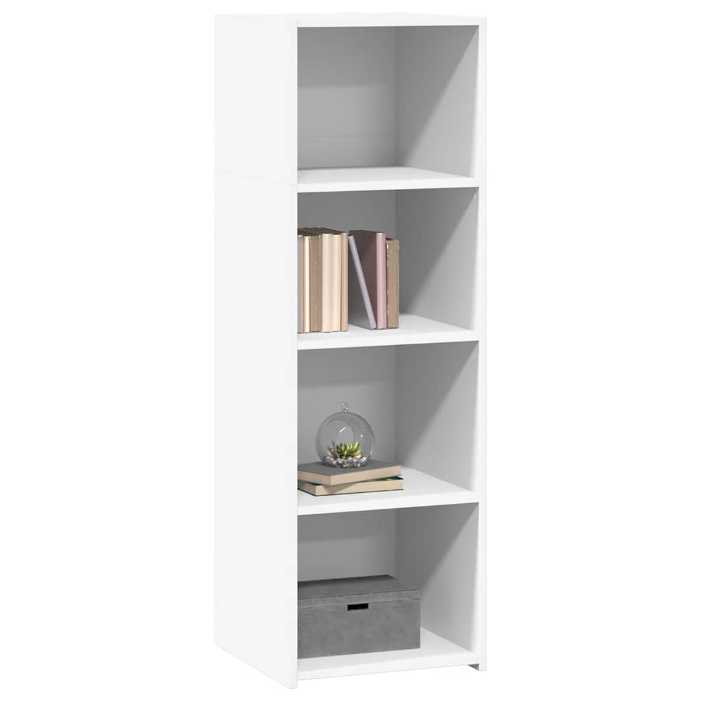 Hylle hvit 40x41x124 cm konstruert tre
