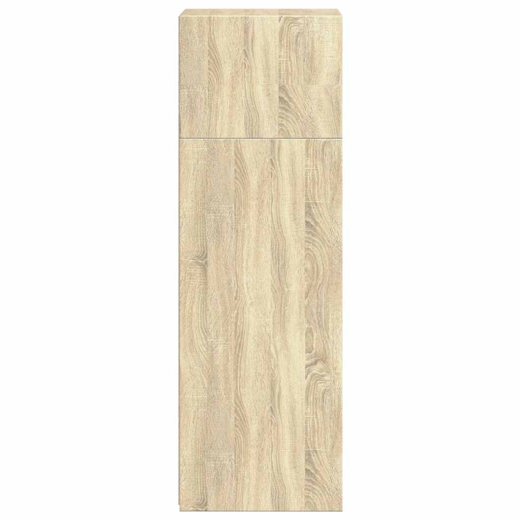 Hylle sonoma eik 40x41x124 cm konstruert tre