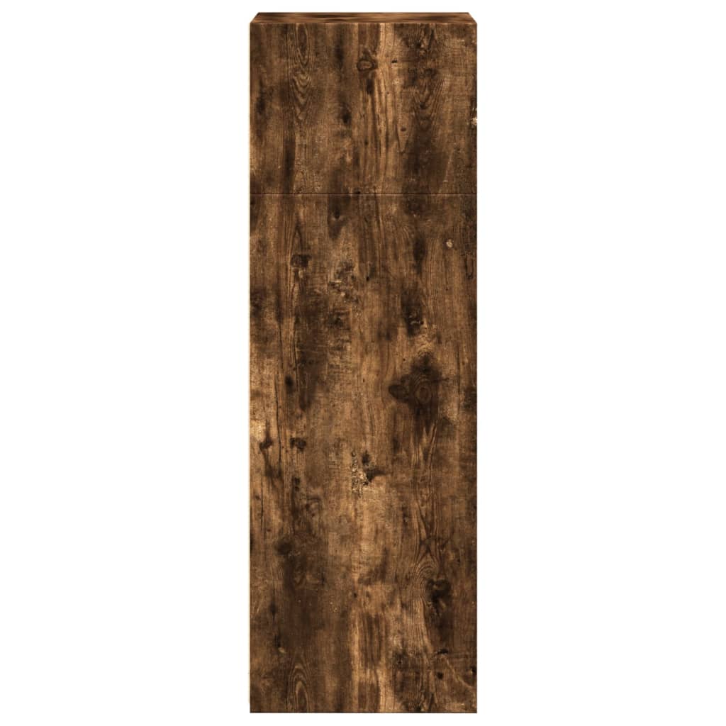 Hylle røkt eik 45x41x124 cm konstruert tre