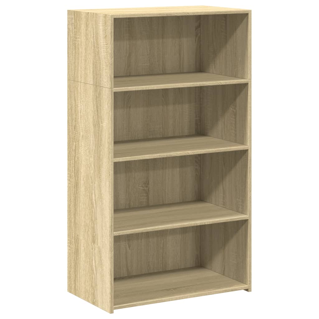 Hylle sonoma eik 70x41x124 cm konstruert tre