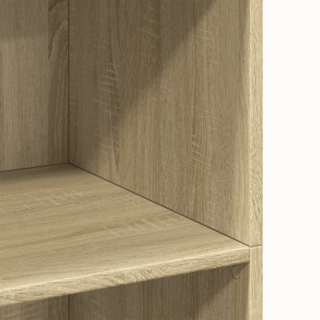 Hylle sonoma eik 70x41x124 cm konstruert tre