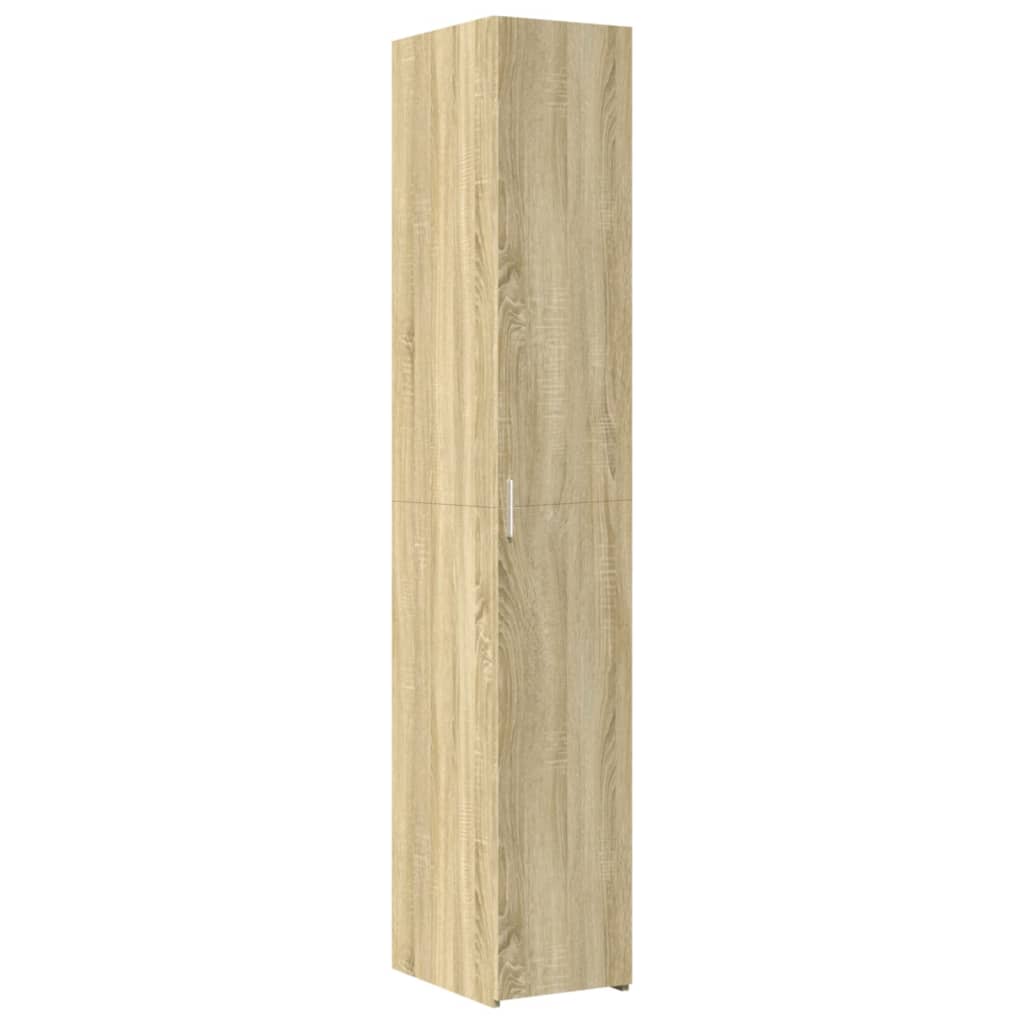 Smalt oppbevaringsskap sonoma eik 30x42,5x225 cm konstruert tre