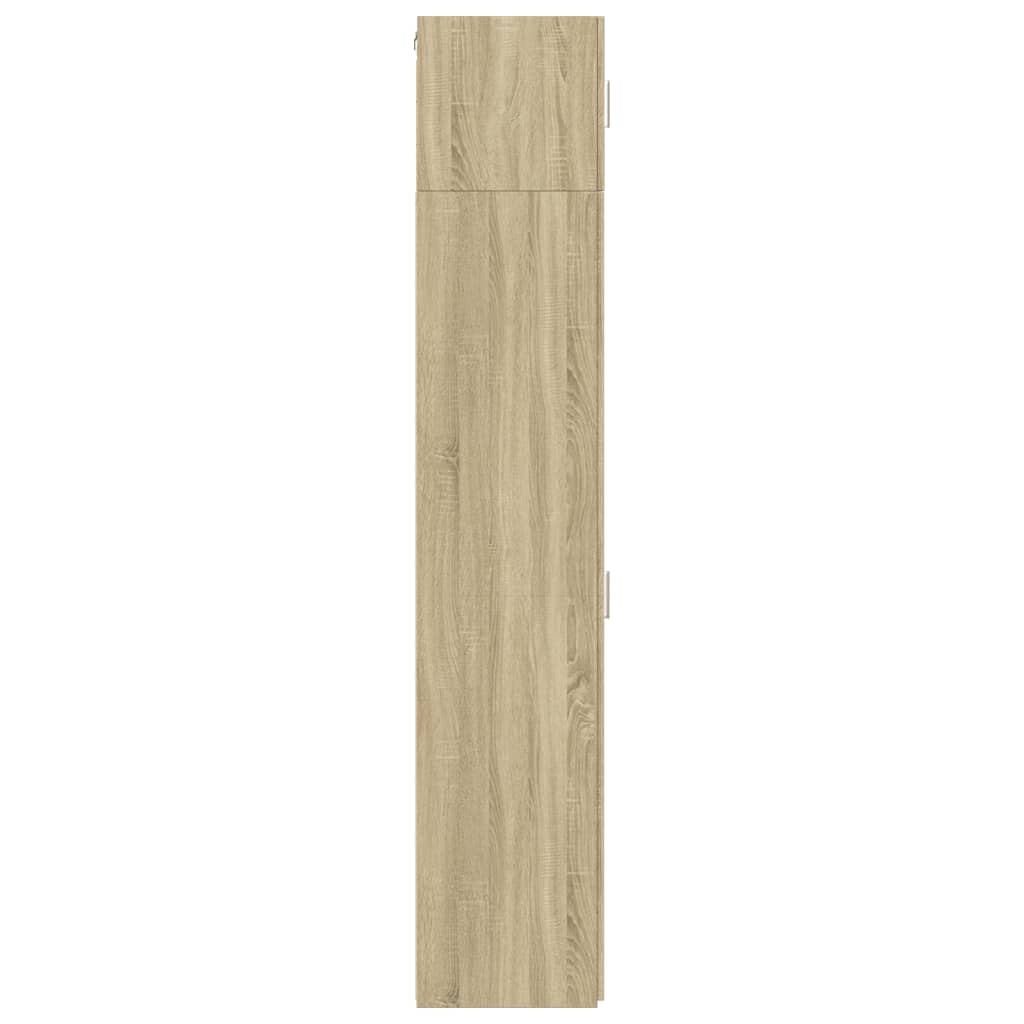 Smalt oppbevaringsskap sonoma eik 30x42,5x225 cm konstruert tre