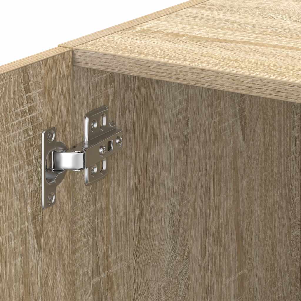 Smalt oppbevaringsskap sonoma eik 30x42,5x225 cm konstruert tre