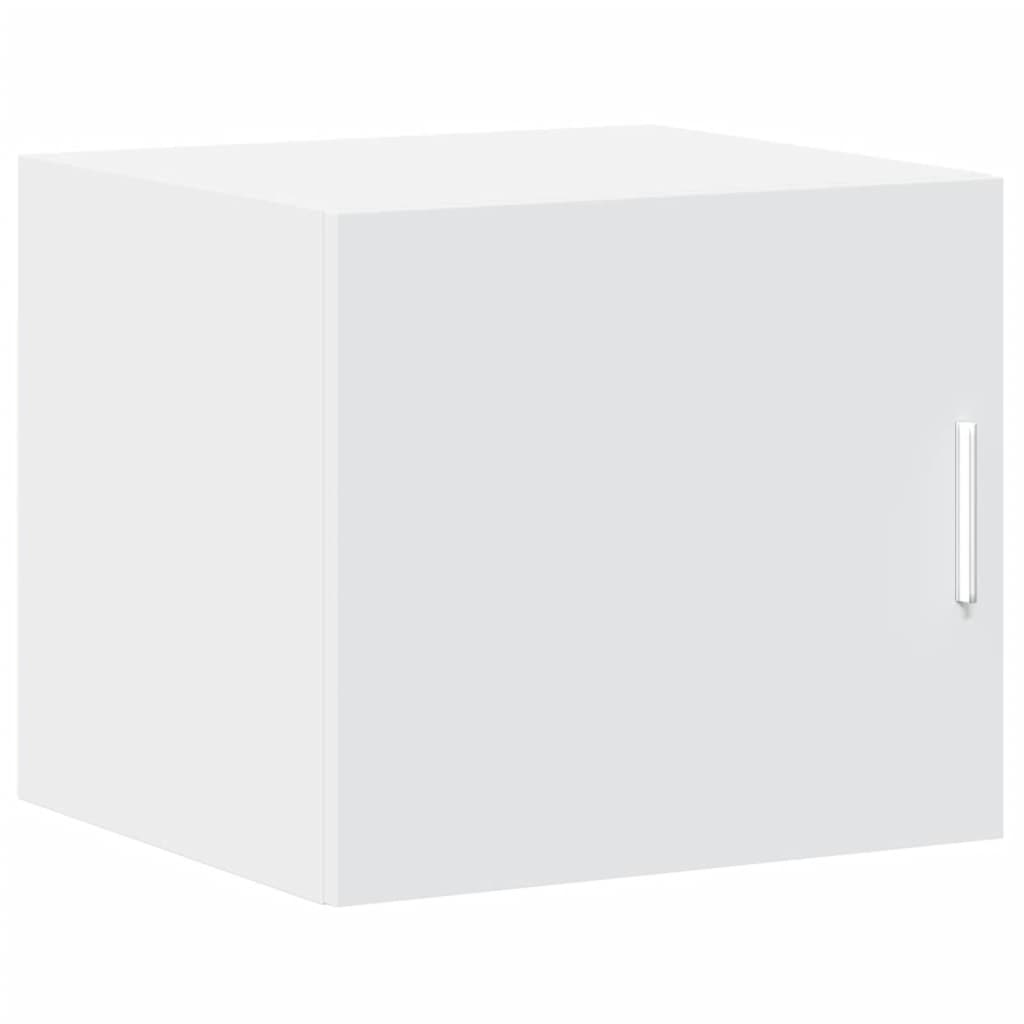 Smalt oppbevaringsskap hvit 45x42,5x225 cm konstruert tre