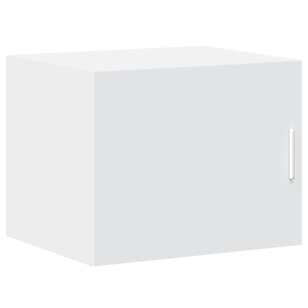 Smalt oppbevaringsskap hvit 50x42,5x225 cm konstruert tre