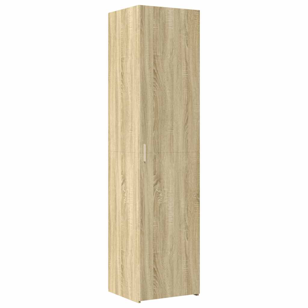 Smalt oppbevaringsskap sonoma eik 50x42,5x225 cm konstruert tre