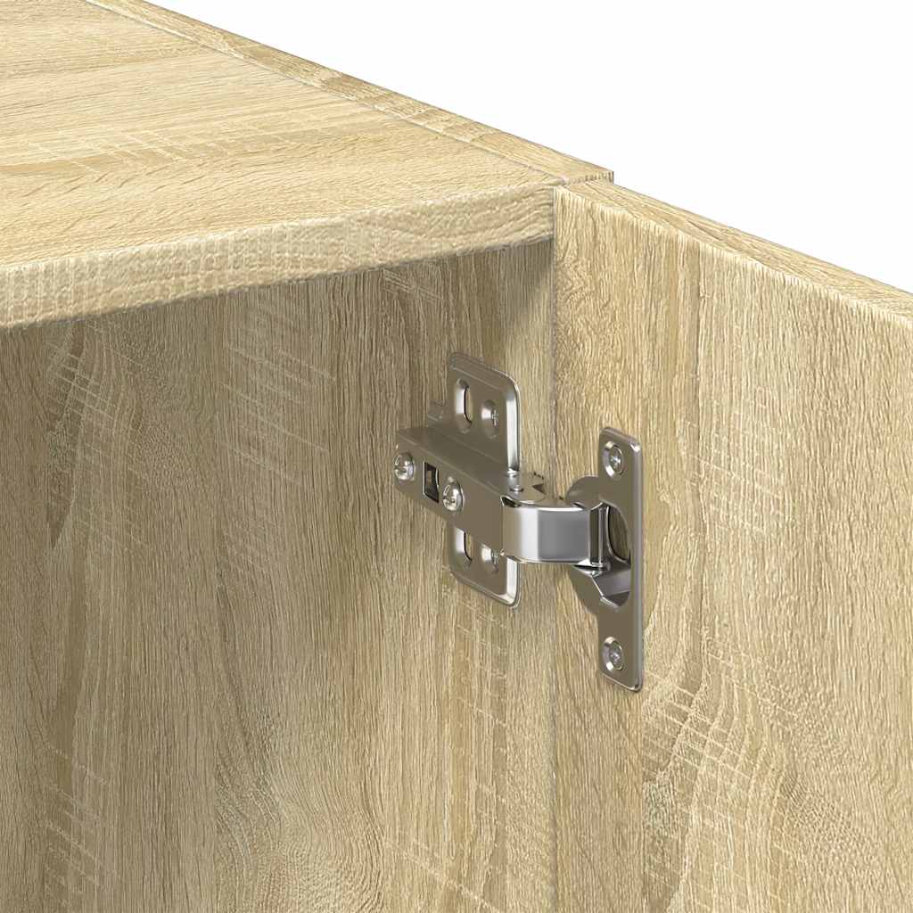 Smalt oppbevaringsskap sonoma eik 50x42,5x225 cm konstruert tre