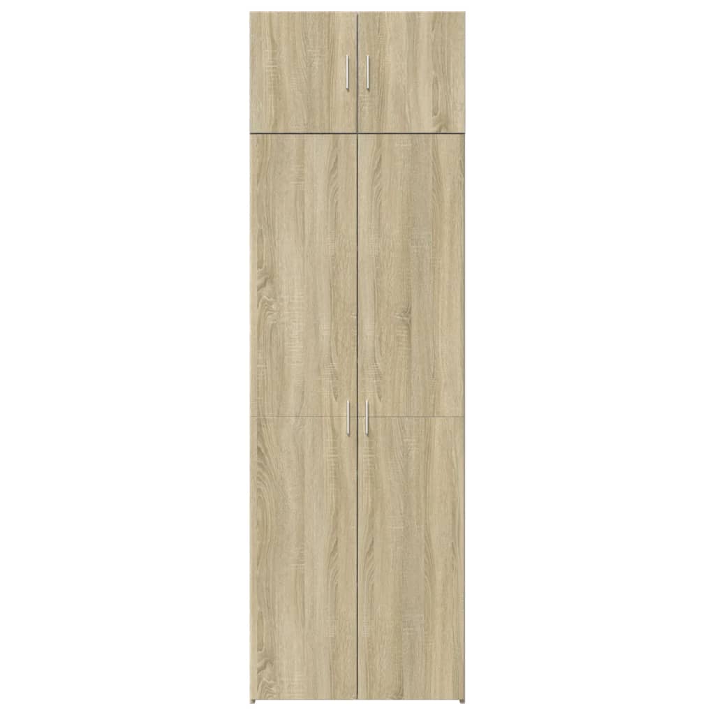 Oppbevaringsskap sonoma eik 70x42,5x225 cm konstruert tre
