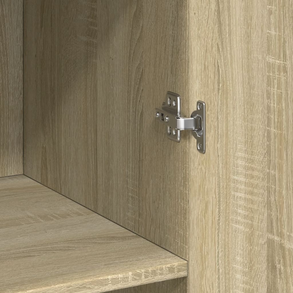 Oppbevaringsskap sonoma eik 70x42,5x225 cm konstruert tre