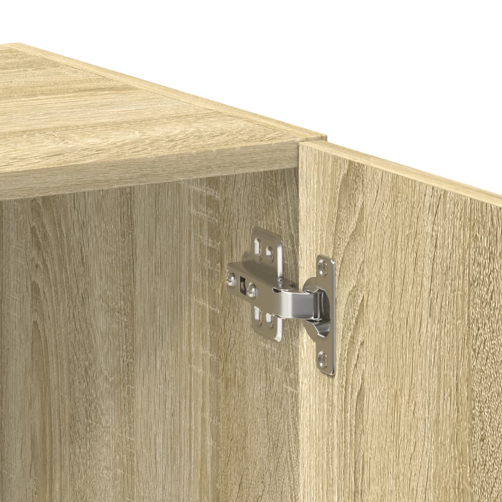 Oppbevaringsskap sonoma eik 80x42,5x225 cm konstruert tre