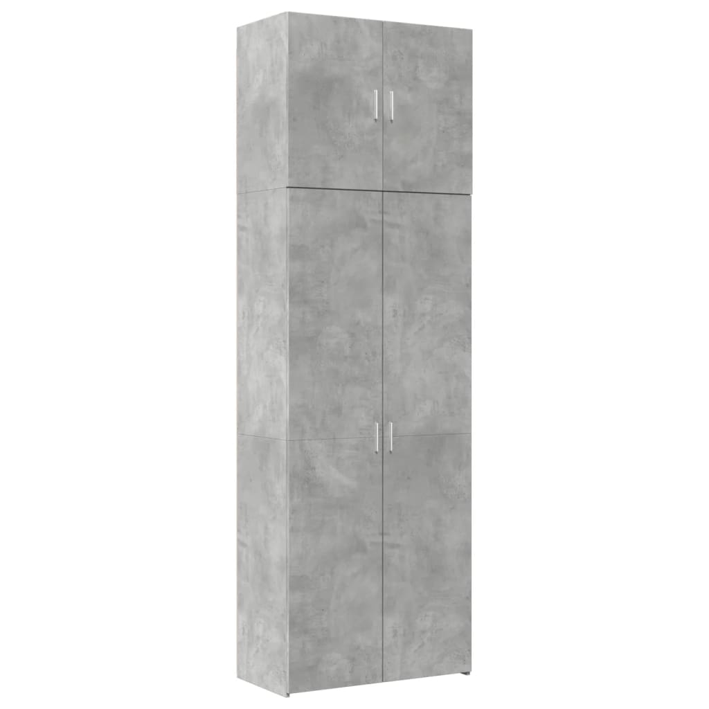 Highboard betonggrå 80x42,5x249 cm konstruert tre vidaXL