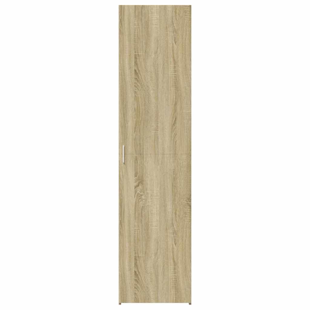 Hylle sonoma eik 45x42,5x185 cm konstruert tre