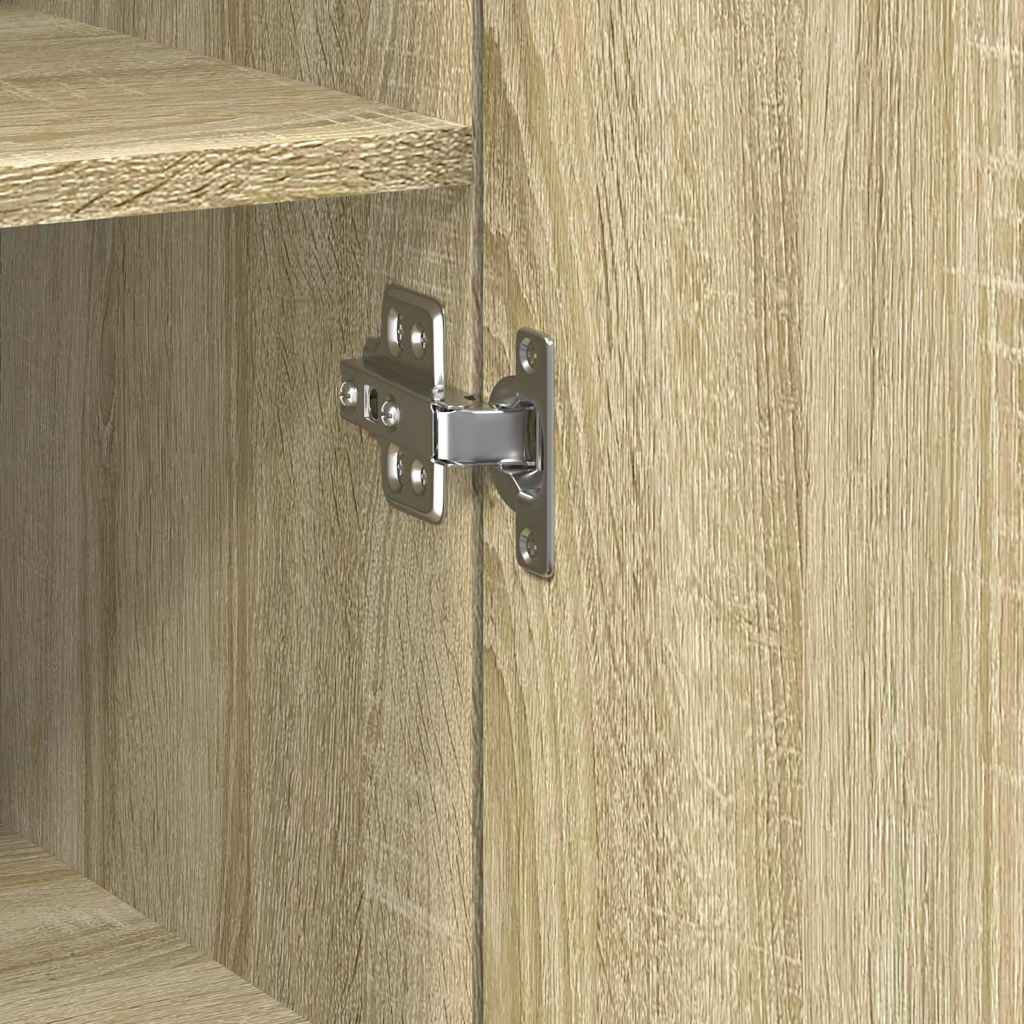 Hylle sonoma eik 45x42,5x185 cm konstruert tre