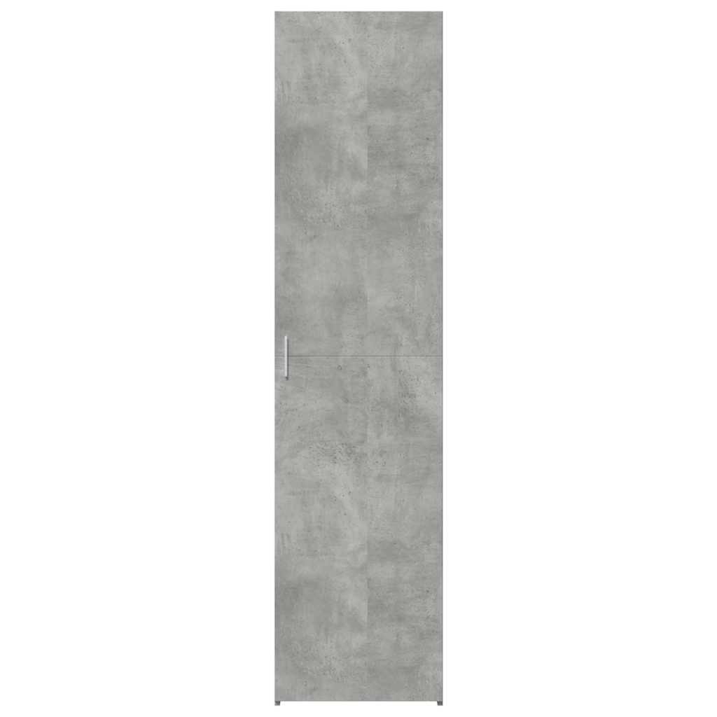 Hylle betonggrå 45x42,5x185 cm konstruert tre