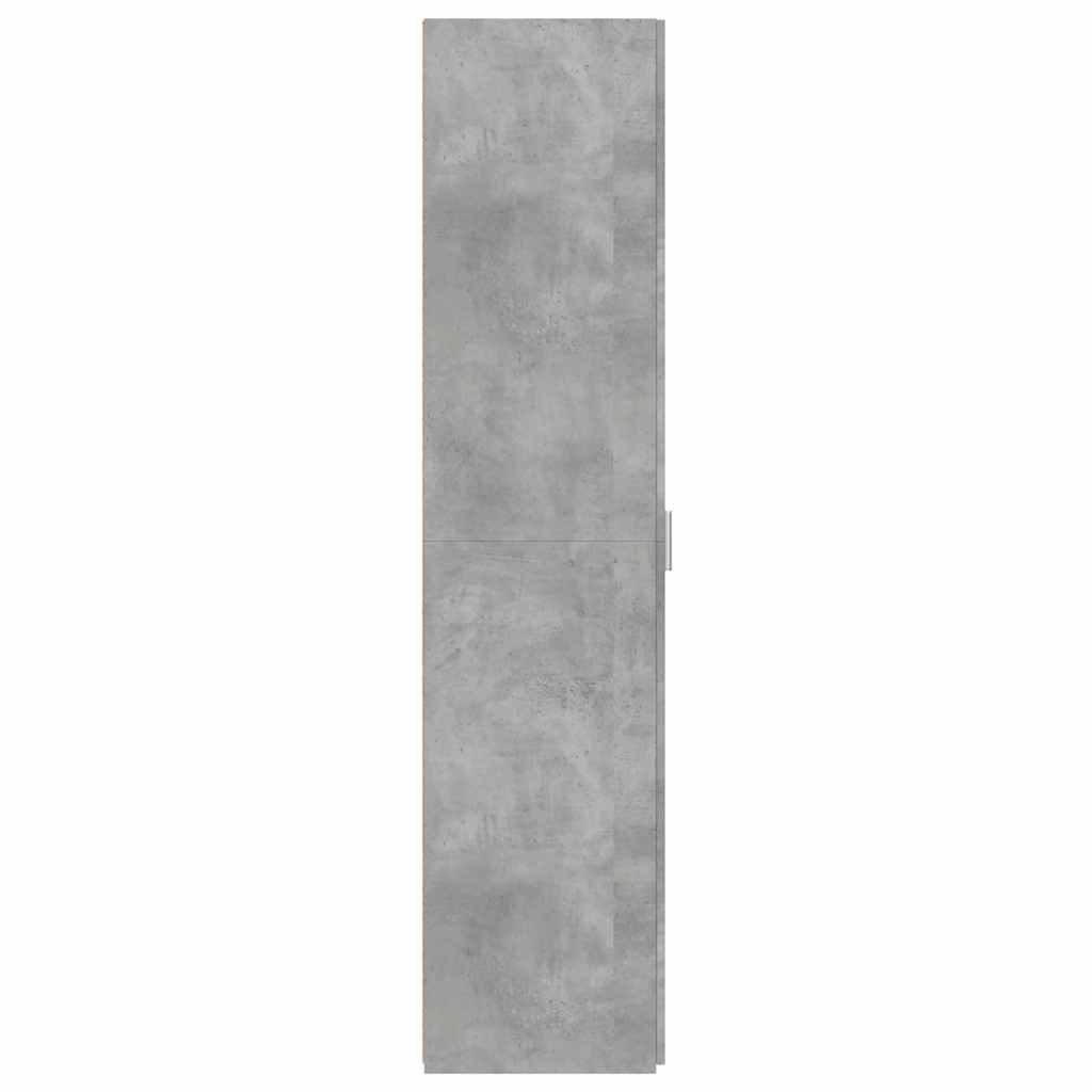 Hylle betonggrå 45x42,5x185 cm konstruert tre