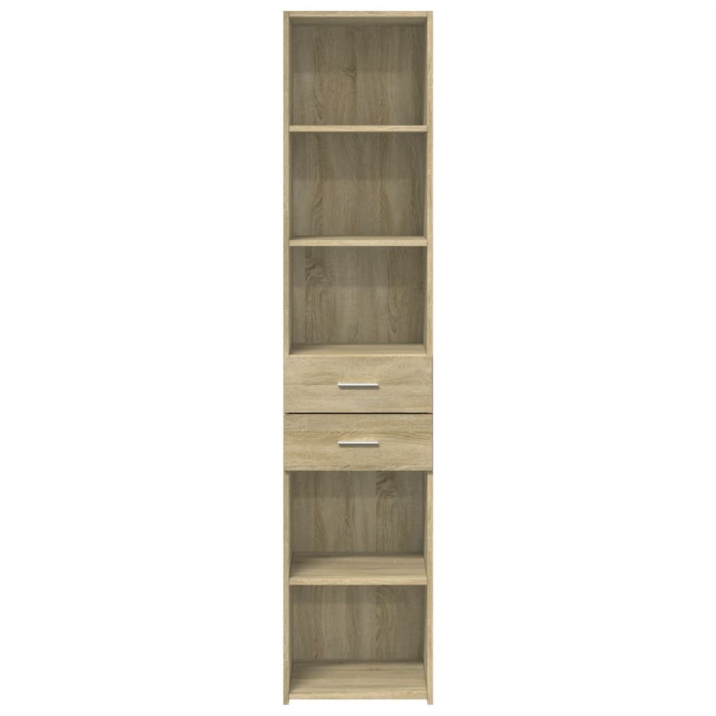 Hylle sonoma eik 40x42,5x185 cm konstruert tre