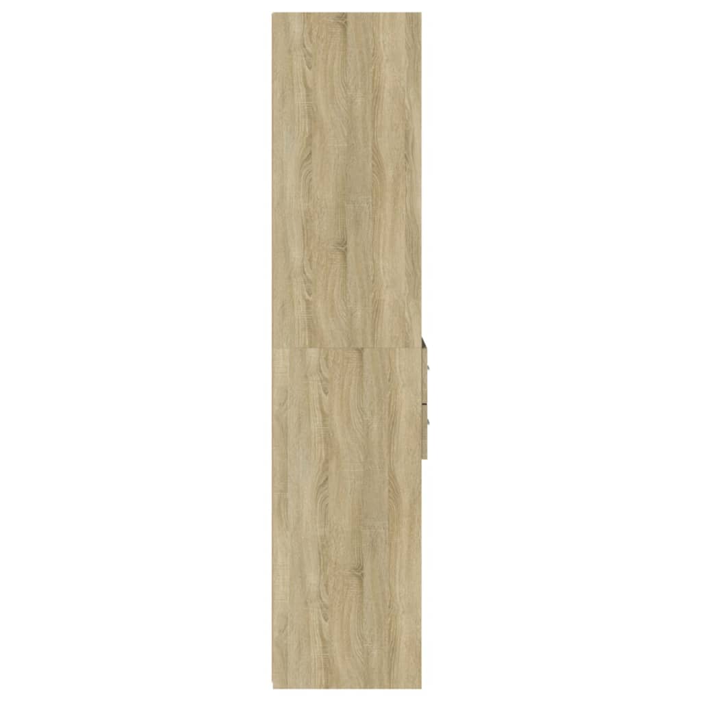 Hylle sonoma eik 45x42,5x185 cm konstruert tre
