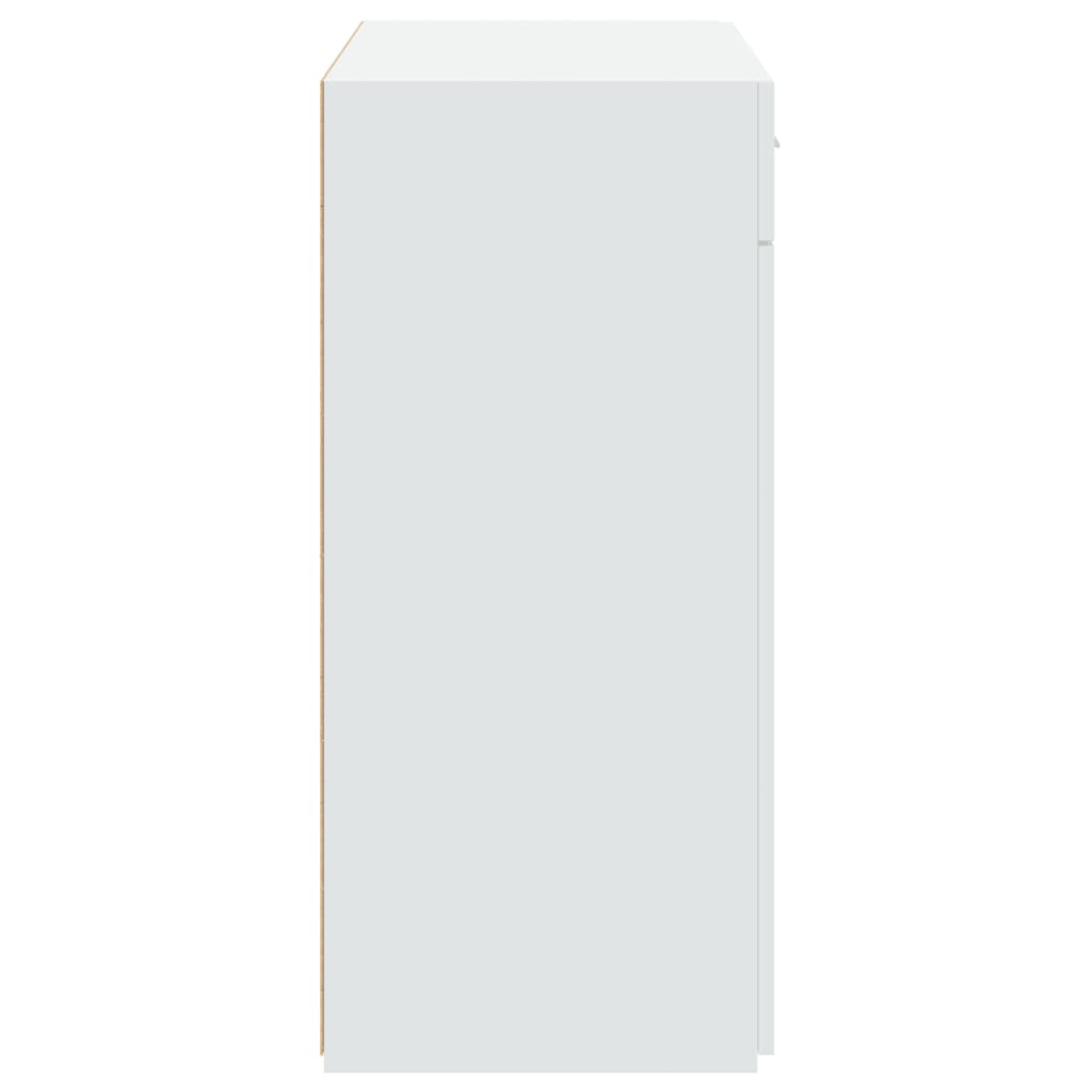 Skjenk hvit 80x42,5x93 cm konstruert tre
