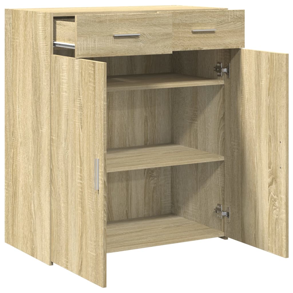 Skjenk sonoma eik 80x42,5x93 cm konstruert tre
